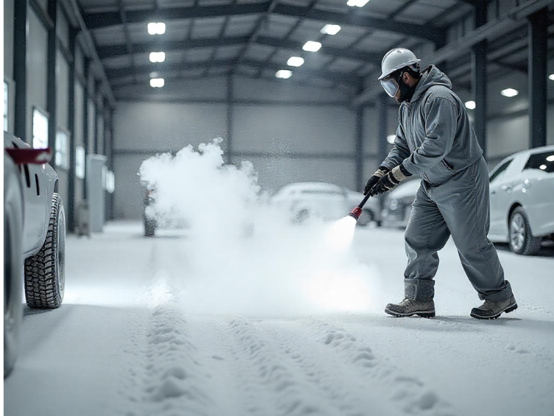 Manufacturers Choose Dry Ice Blasting for Equipment Maintenance