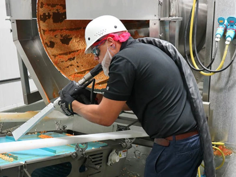 Dry Ice Blasting for Food Processing